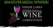 2016 NY Finger Lakes Wine Competition, Silver Medal
